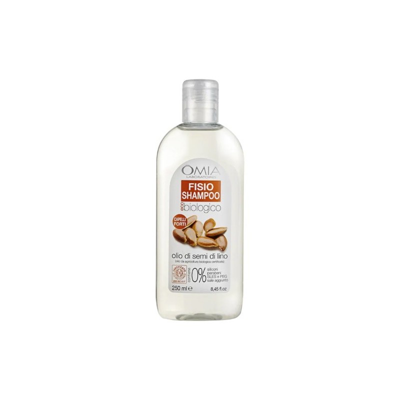 shampoo omia olio di semi di lino 250ml