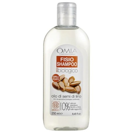 shampoo omia olio di semi di lino 250ml
