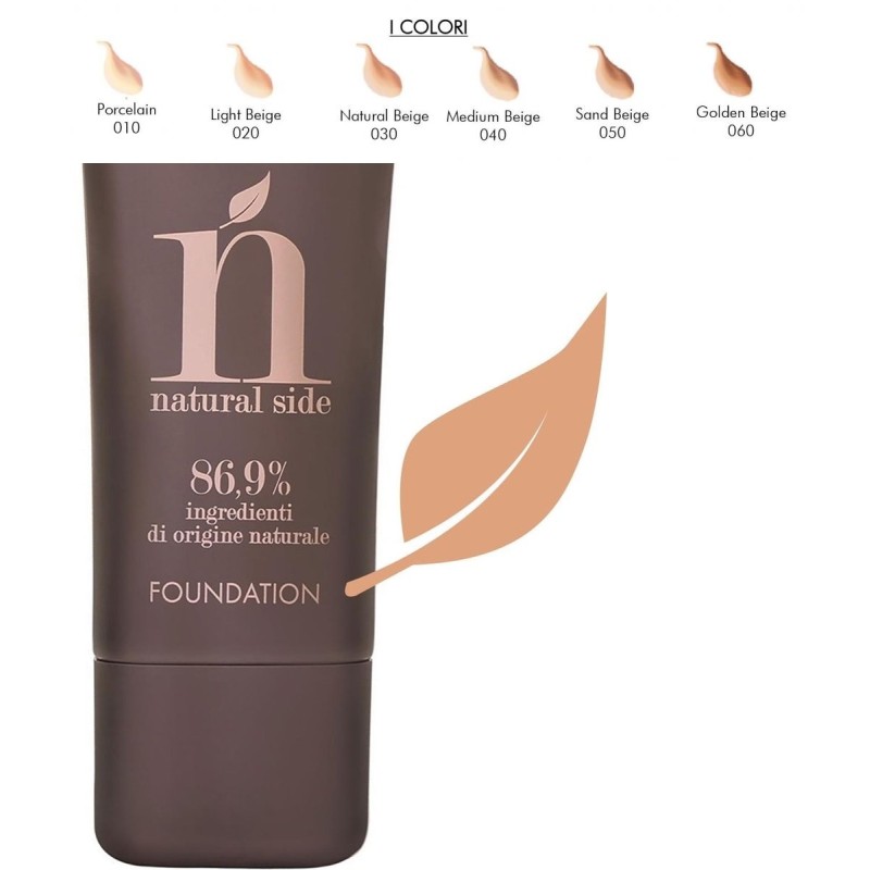 pupa foundation natural side 010 Porcelain 30ml