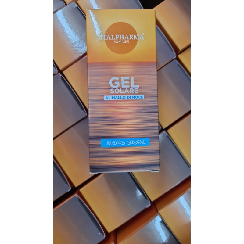 italpharma gel solare al mallo di noce 100ml