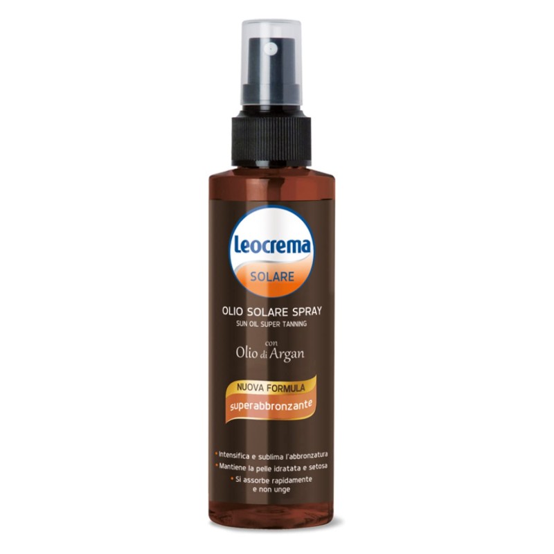 leocrema olio solare spray argan 150ml