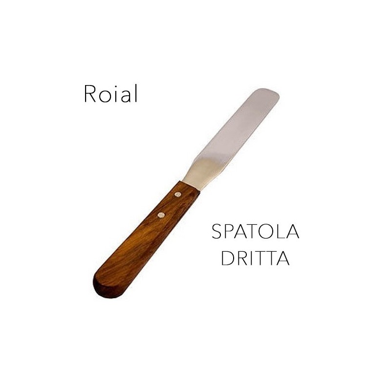 Roial Spatola per Ceretta in Acciao Inox