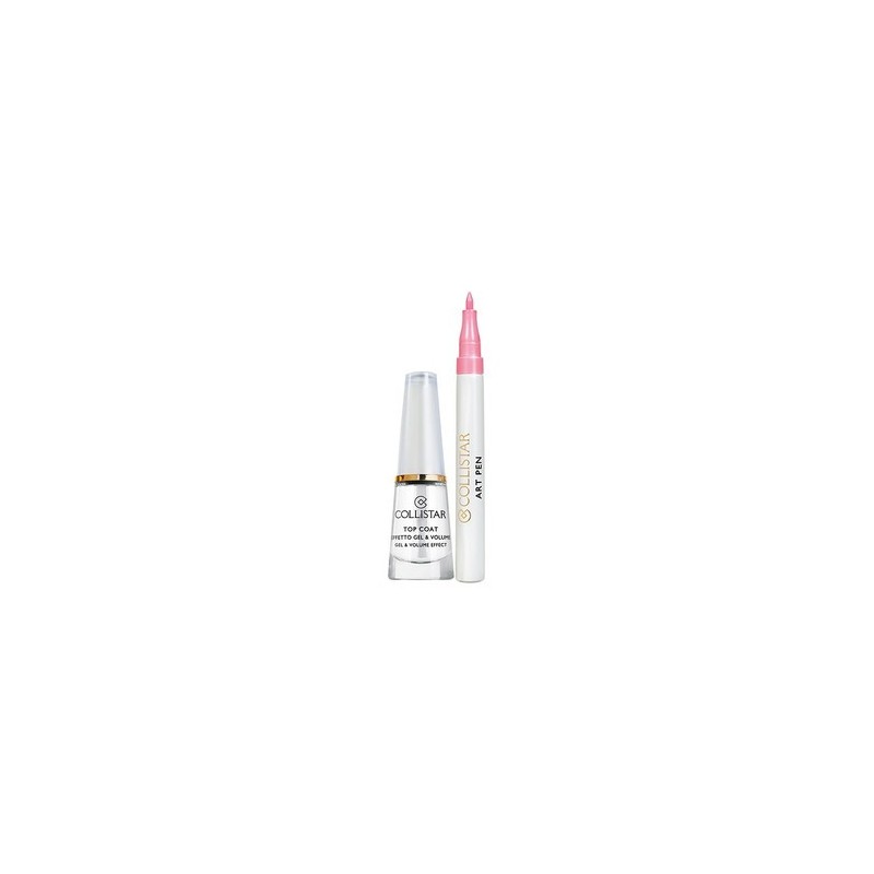 Collistar Unghie Top Coat Effetto Gel & Volume + Art Pen Rosa