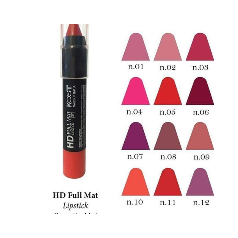 kost HD FULL MAT LIPSTICK n1