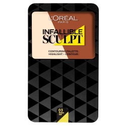 L'Oréal Infallible Sculpt Palette Contouring 03 Medium/Dark