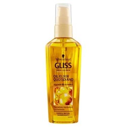 Gliss Trattamento Oil Elixir Quotidiano, per capelli secchi e danneggiati, 75 ml