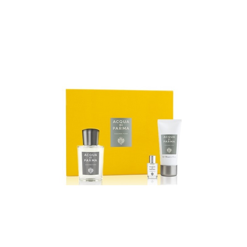 acqua di parma colonia pura edc 100ml + gel doccia 50ml + edc 5ml