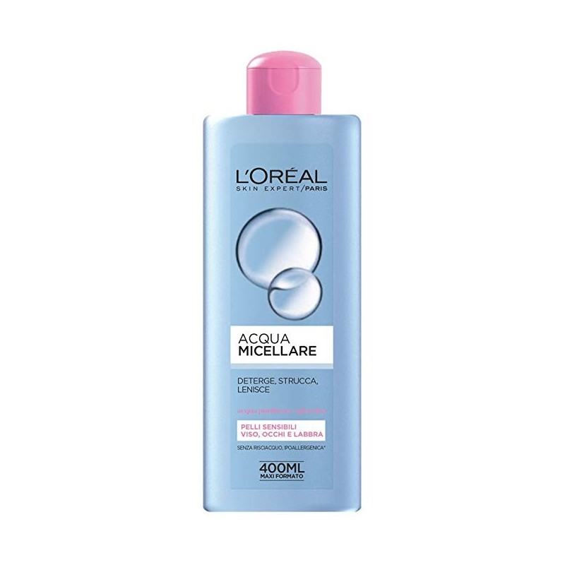 L'Oréal Paris Detergenza Acqua Micellare per Pelli Sensibili, 400 ml