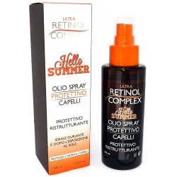 Retinol Complex - Olio spray protettivo e ristrutturante per capelli adatto durante e dopo l'esposizione al sole 100ml