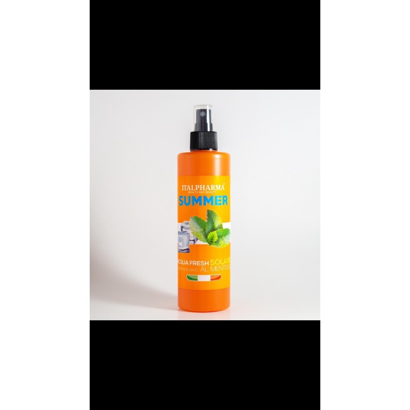 Italpharma acqua solare abbronzante al mentolo spray 200ml