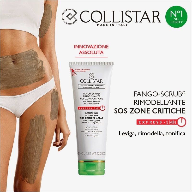 Collistar Speciale Corpo Perfetto Fango Scrub Rimodellante Sos Zone Critiche 150g