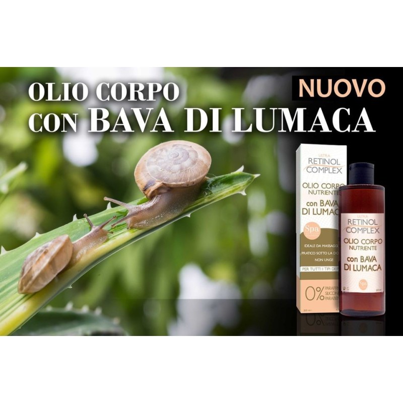 retinol complex Olio con BAVA DI LUMACA 200ml