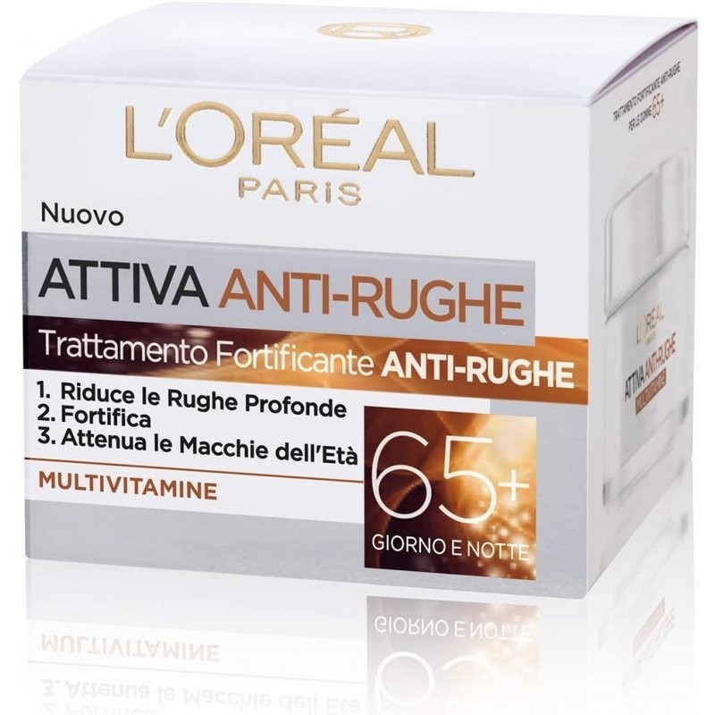 l'oreal attiva anti rughe 65+ 50ml